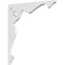 Ekena Millwork Heath Architectural Grade PVC Bracket, 5/8"W X 14"D X 14"H BKTP01X14X14HE - alternate 1